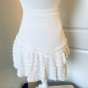 John John Lab Black Label Fringed Mini Skirt